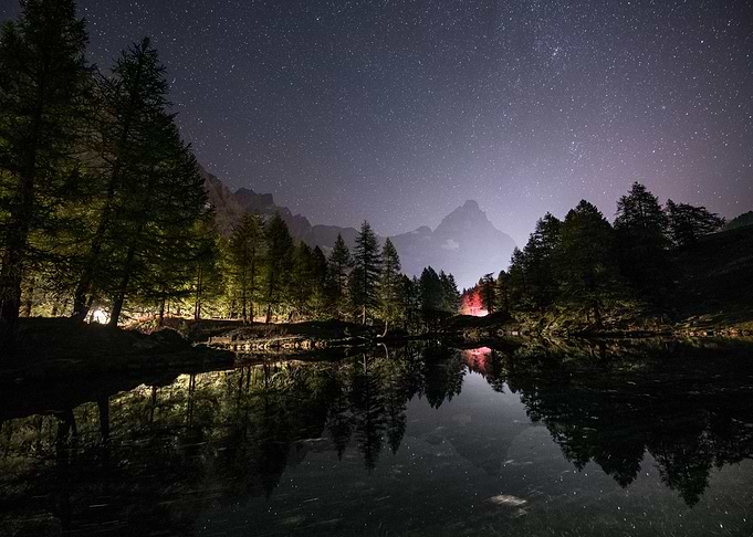 Stars surrounding Cervino
