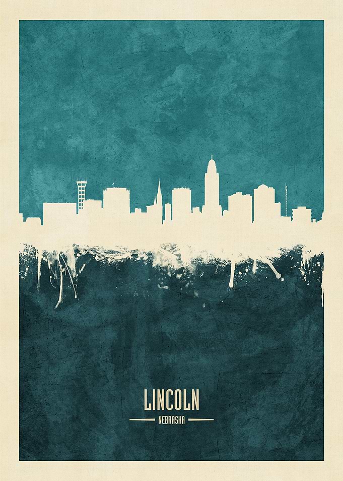 Lincoln Nebraska Skyline
