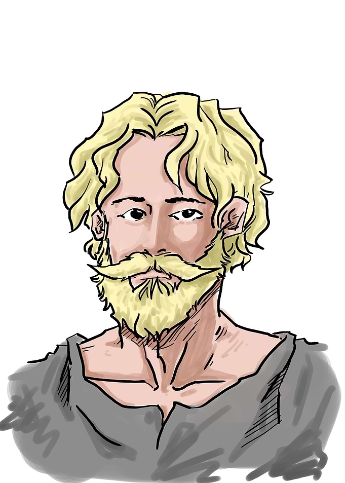 old man illustrate