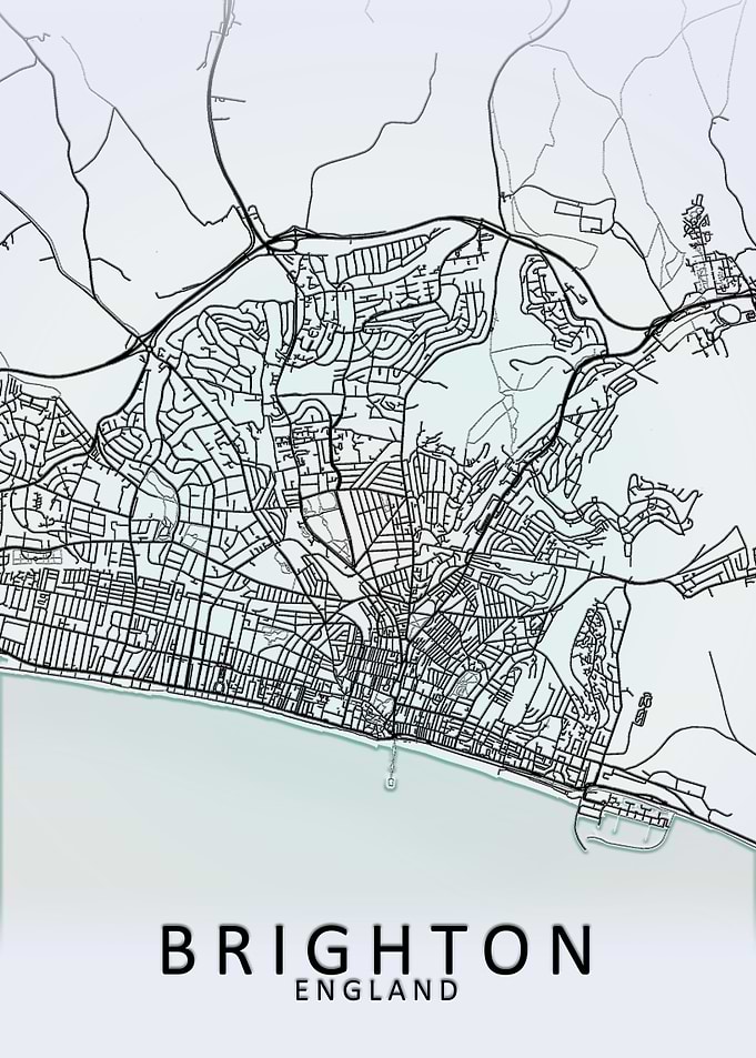 Brighton White City Map