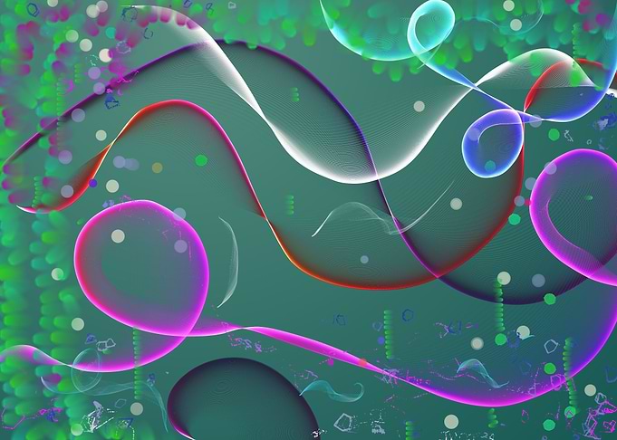 Abstract in Green