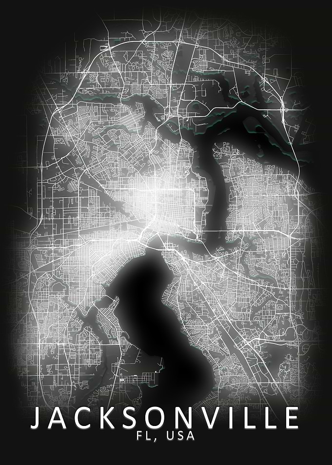 Jacksonville LED Glow Map