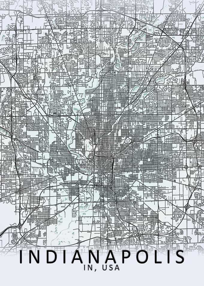Indianapolis White CityMap
