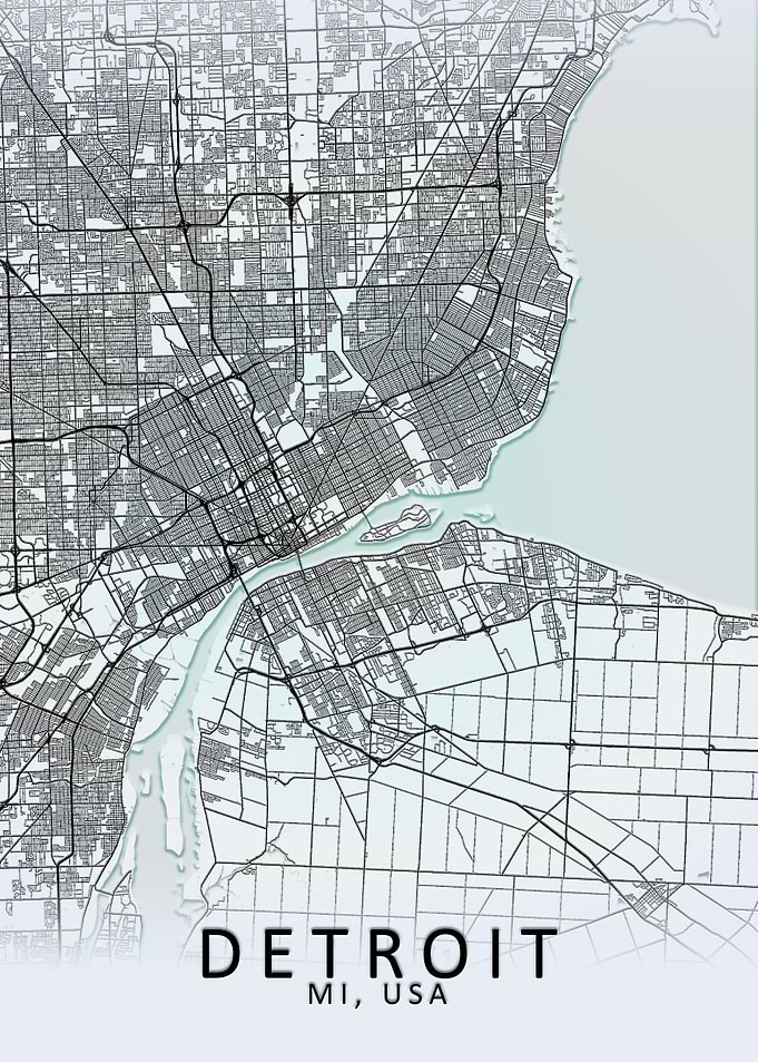 Detroit White City Map