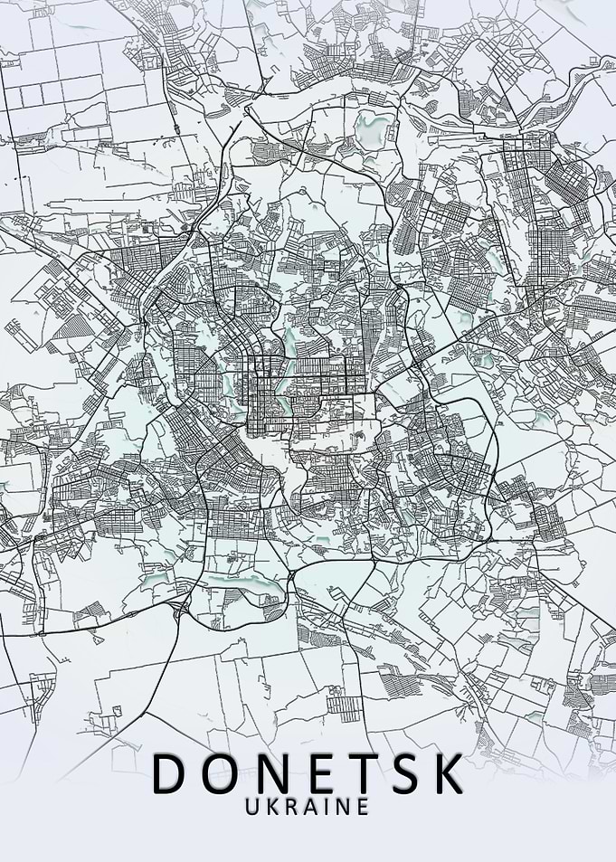 Donetsk White City Map