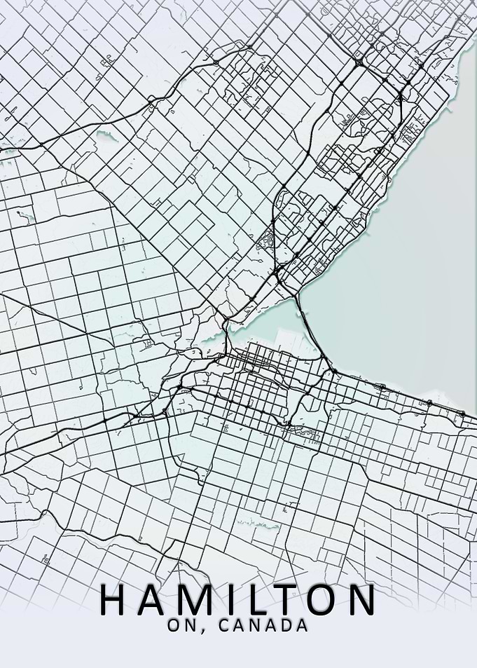 Hamilton White City Map