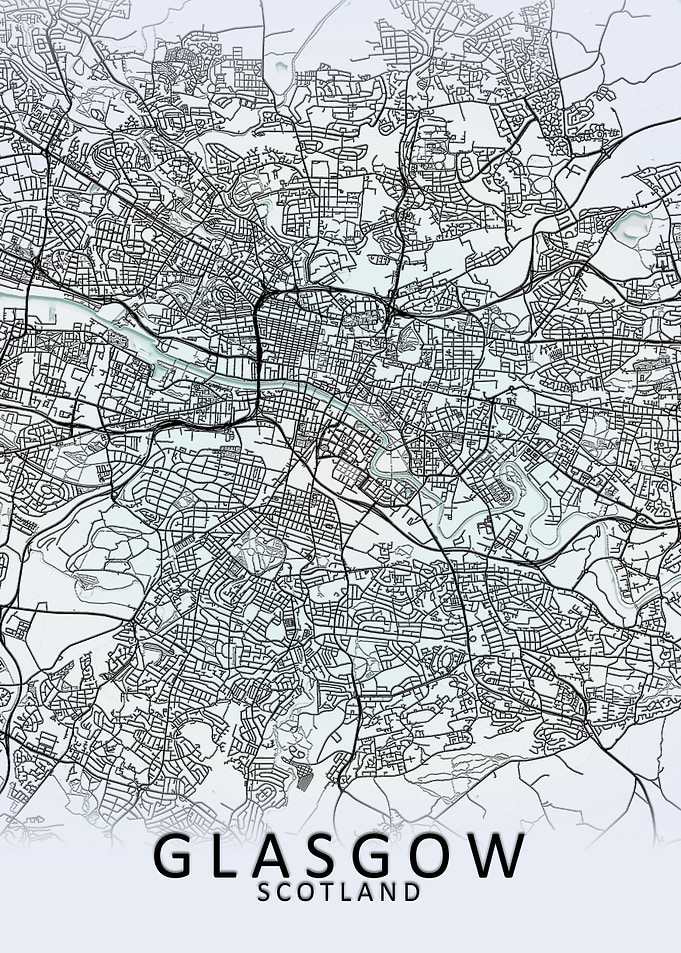 Glasgow White City Map
