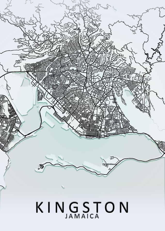 Kingston Grey City Map