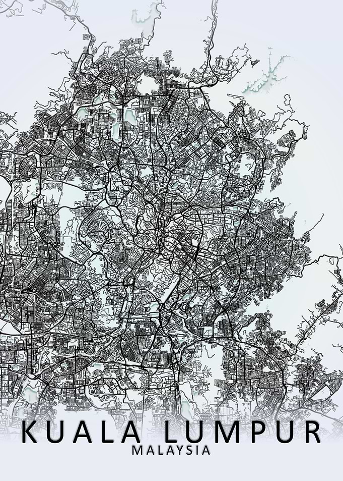Kuala Lumpur White CityMap