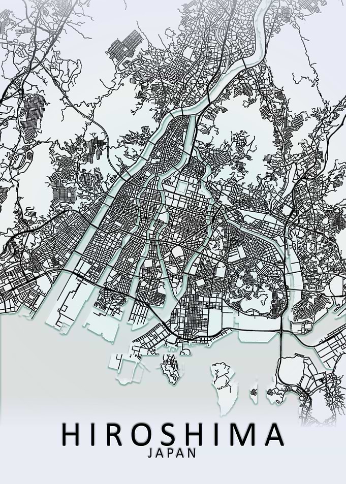 Hiroshima White City Map