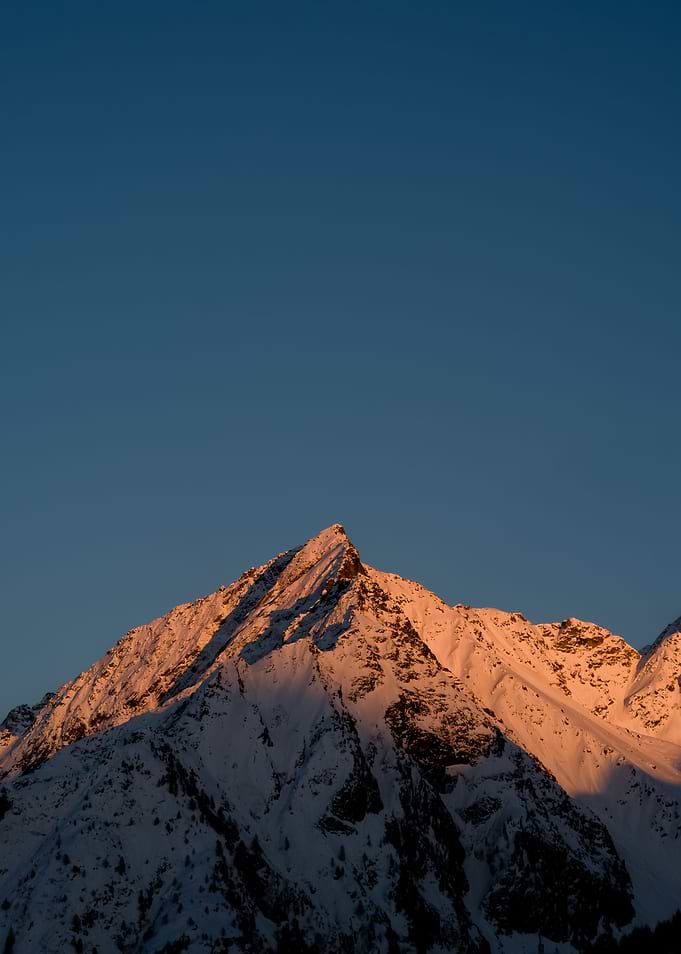 The last rays of sunlight