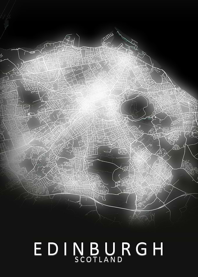 Edinburgh LED Glow CityMap