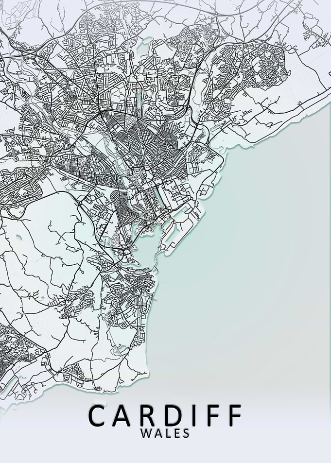 Cardiff White City Map