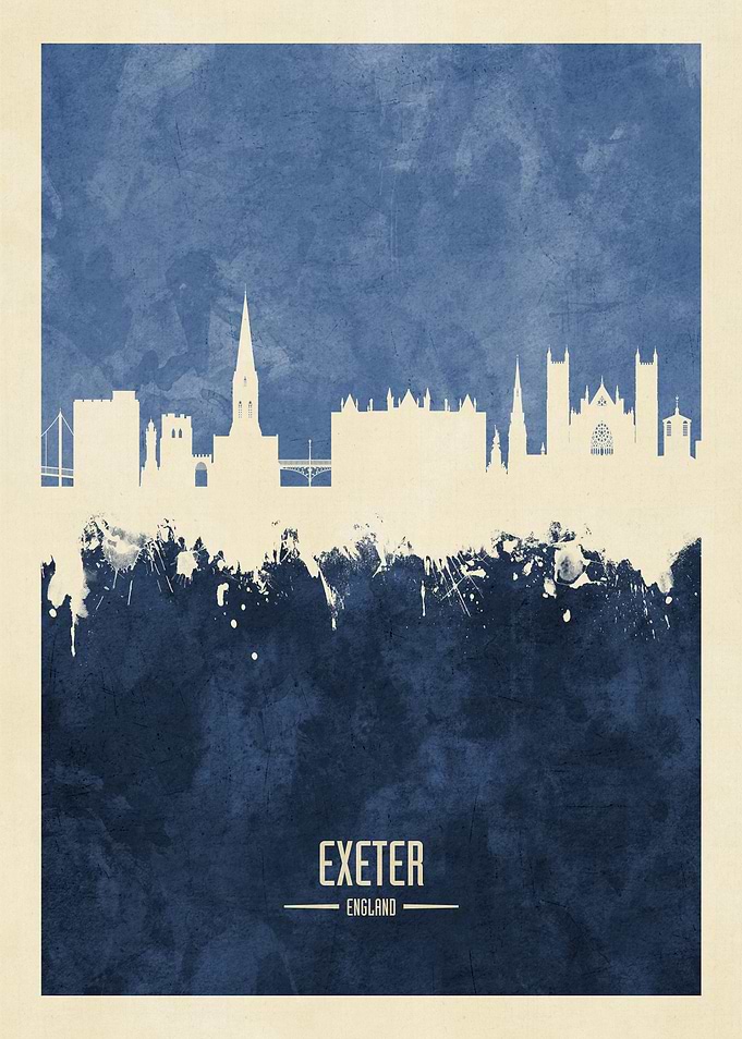 Exeter England Skyline