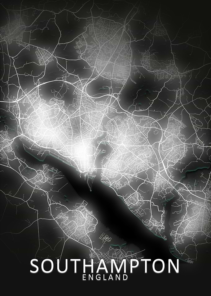 Southampton LED Glow Map