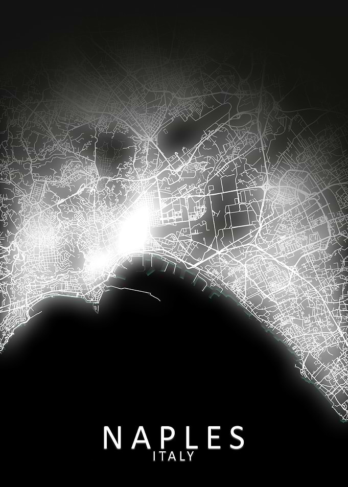 Naples LED Glow City Map