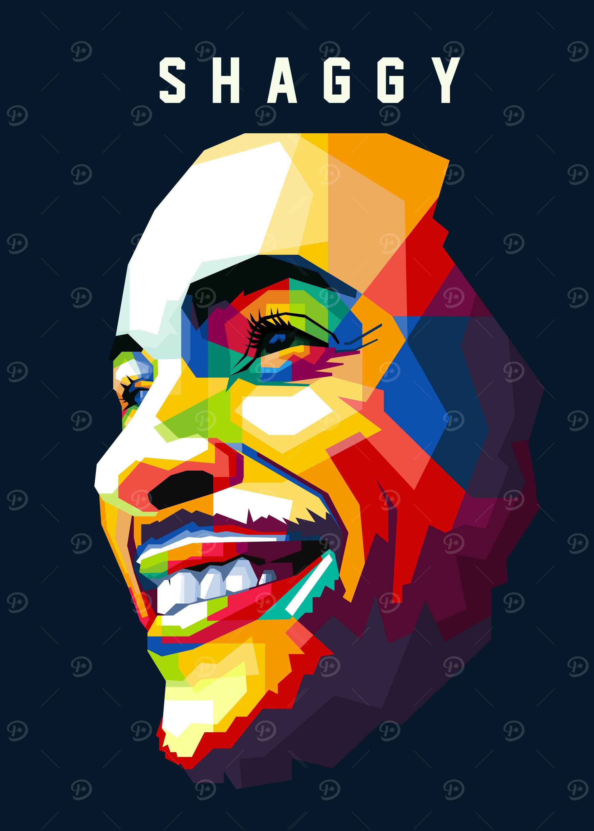Shaggy Wpap Pop Art