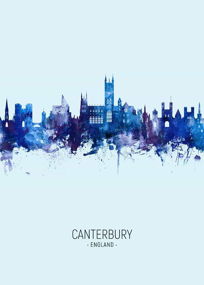 Canterbury England Skyline