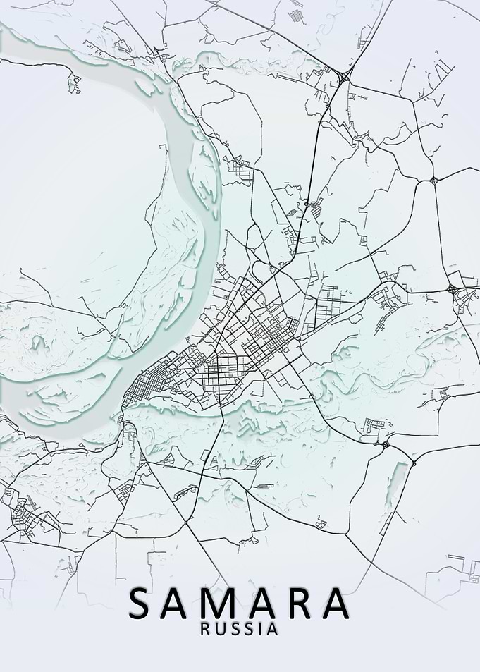 Samara White City Map