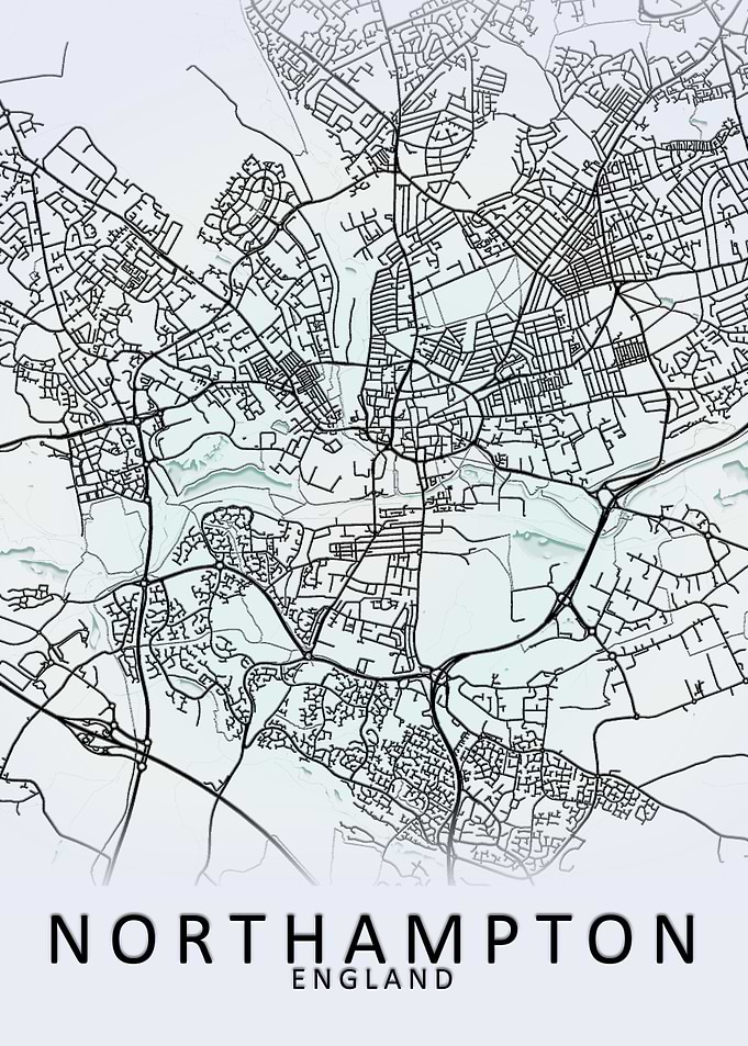 Northampton White City Map