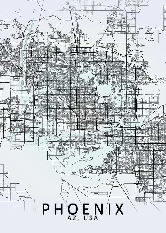 Phoenix White City Map