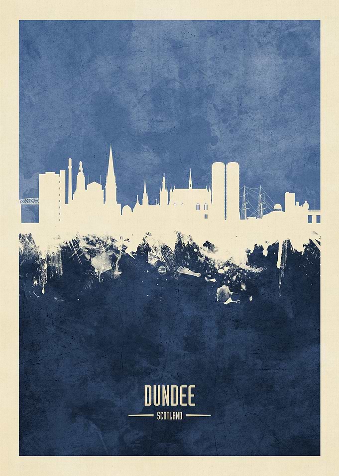 Dundee Scotland Skyline