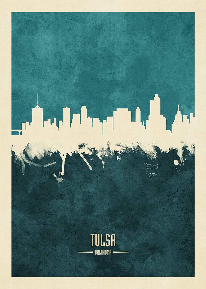 Tulsa Oklahoma Skyline