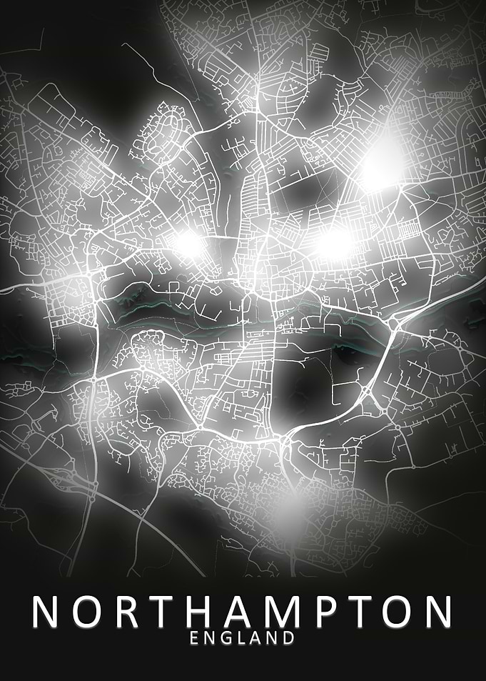 Northampton LED Glow Map