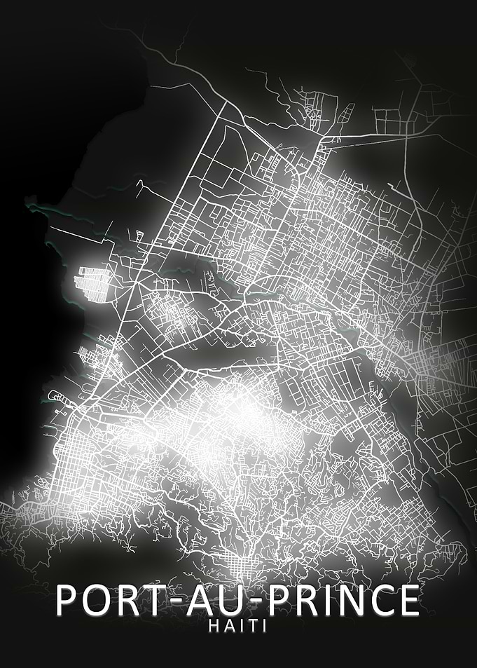 Port au Prince LED GlowMap