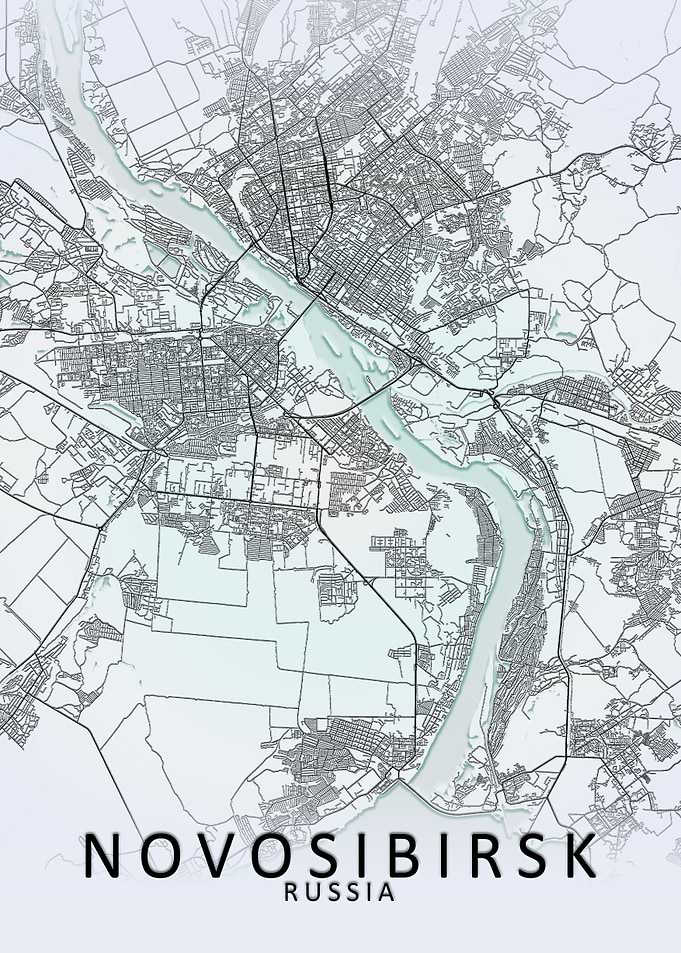 Novosibirsk White City Map