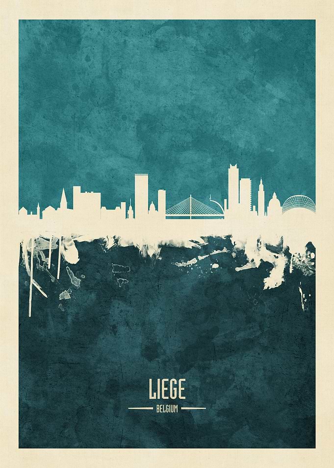 Liege Belgium Skyline
