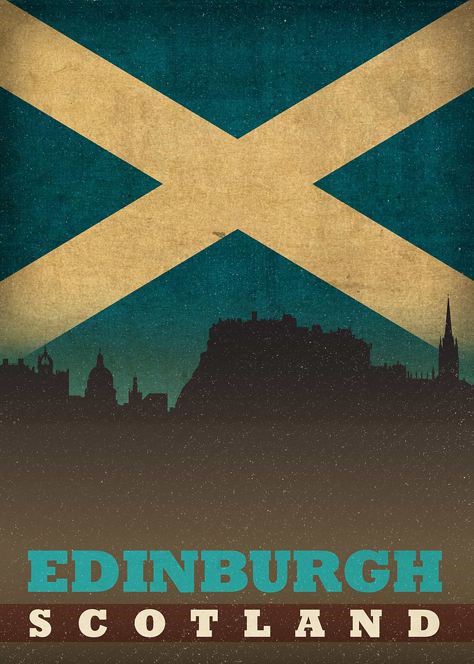Edinburgh Scotland Flag