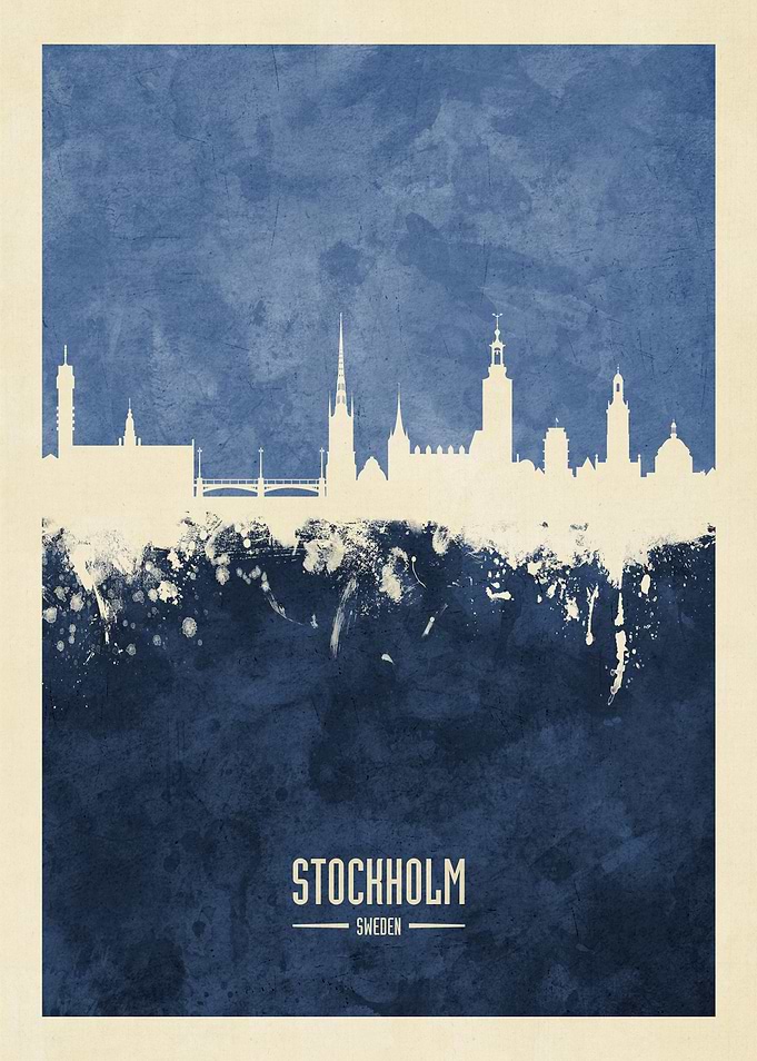 Stockholm Sweden Skyline