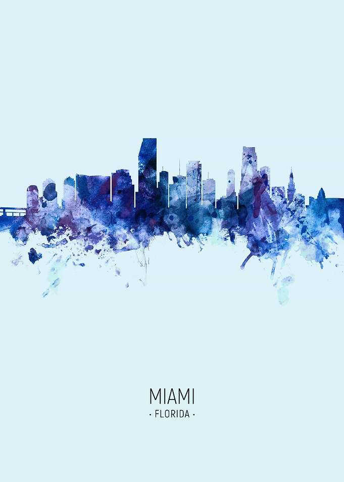 Miami Florida Skyline