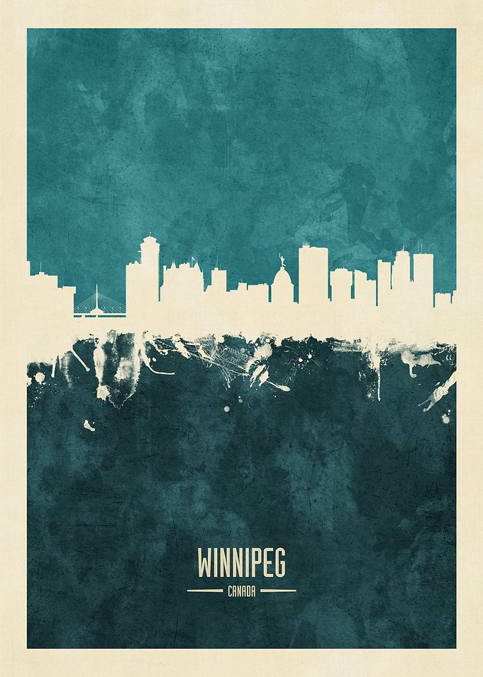 Winnipeg Canada Skyline