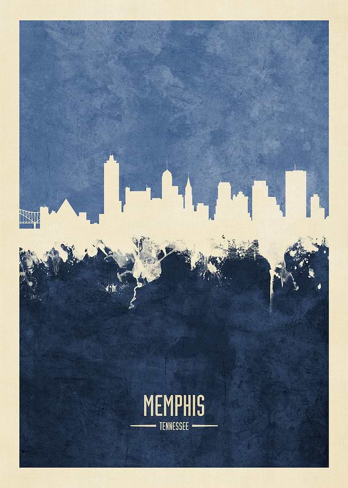 Memphis Tennessee Skyline