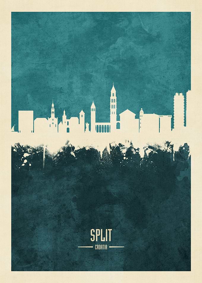 Split Croatia Skyline