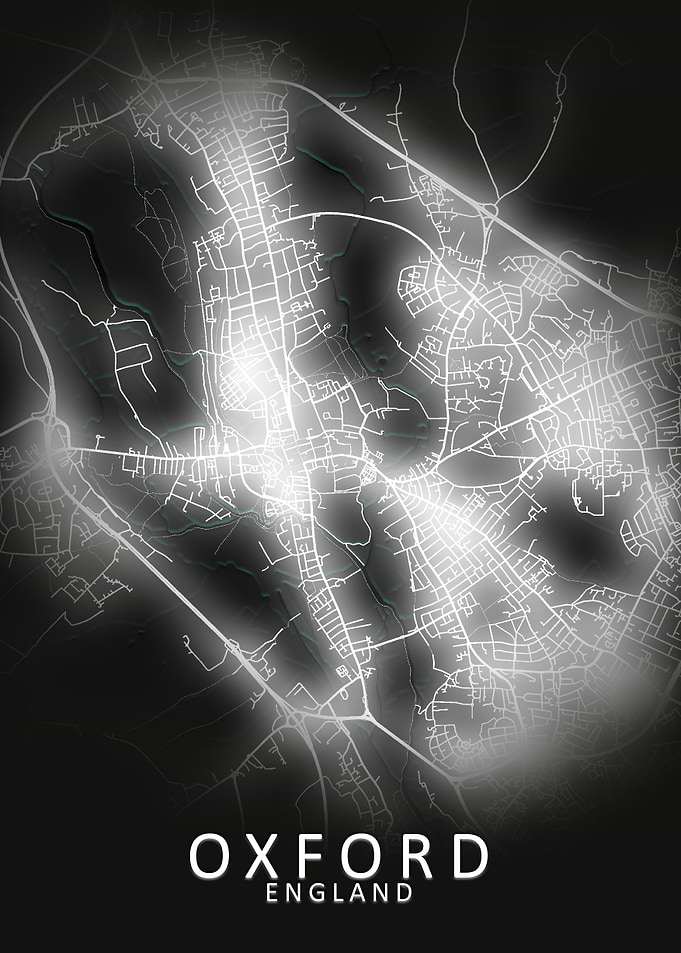 Oxford LED Glow City Map