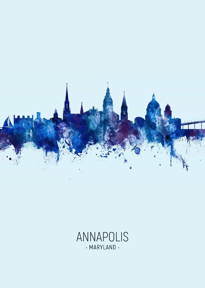 Annapolis Maryland Skyline