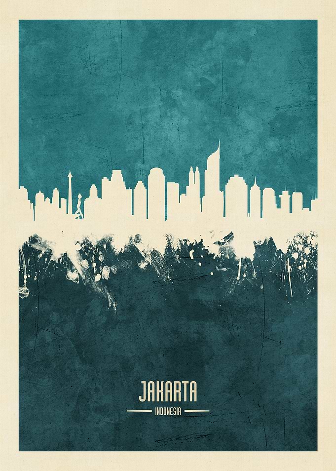 Jakarta Indonesia Skyline