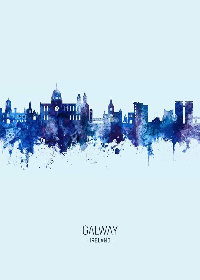 Galway Ireland Skyline