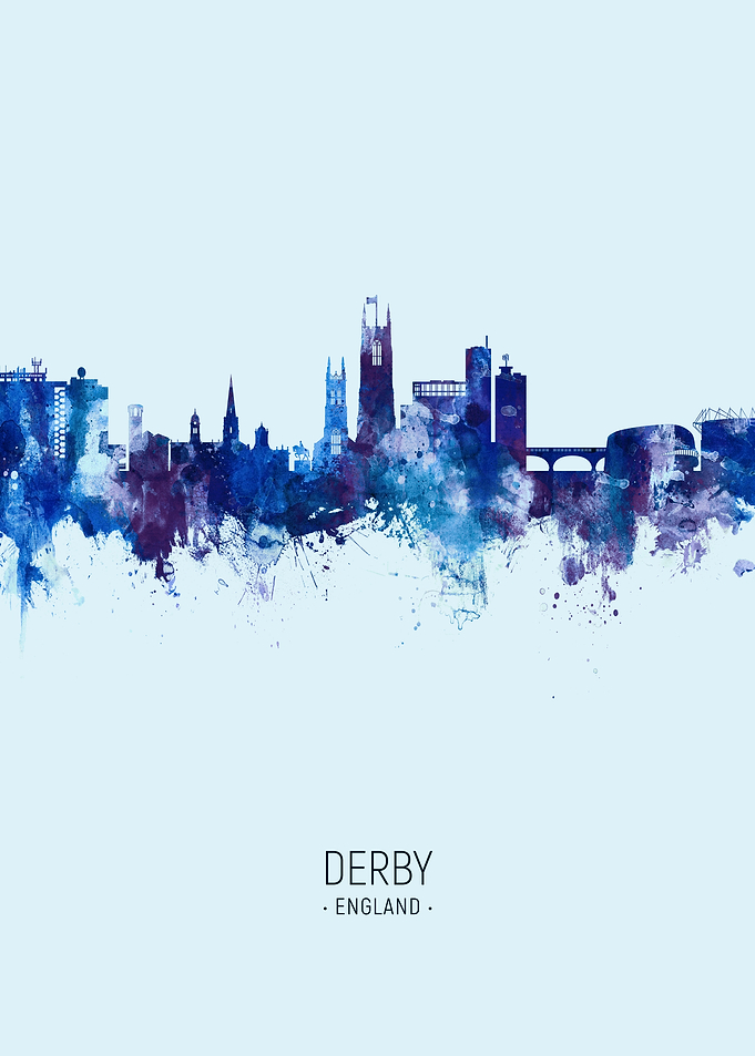 Derby England Skyline