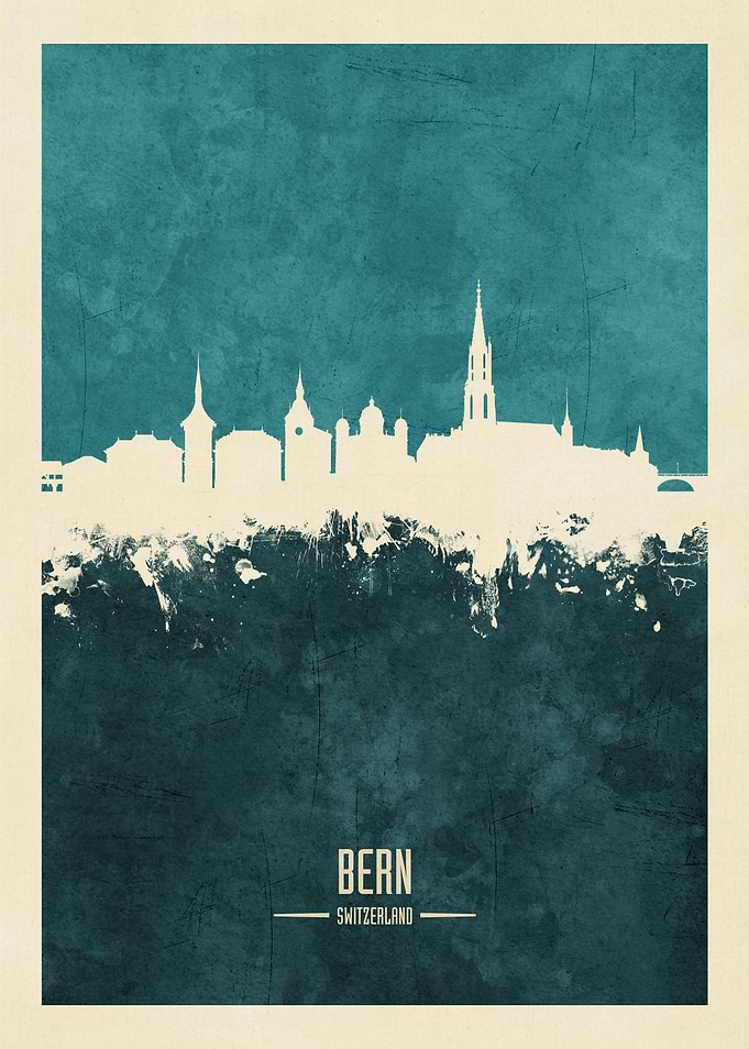 Bern Switzerland Skyline