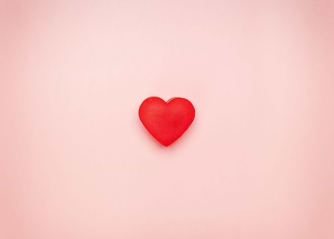 Small red heart