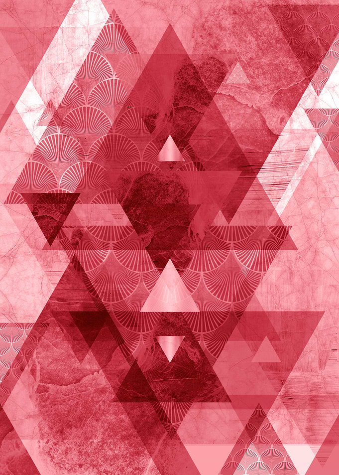 Red Geometrical