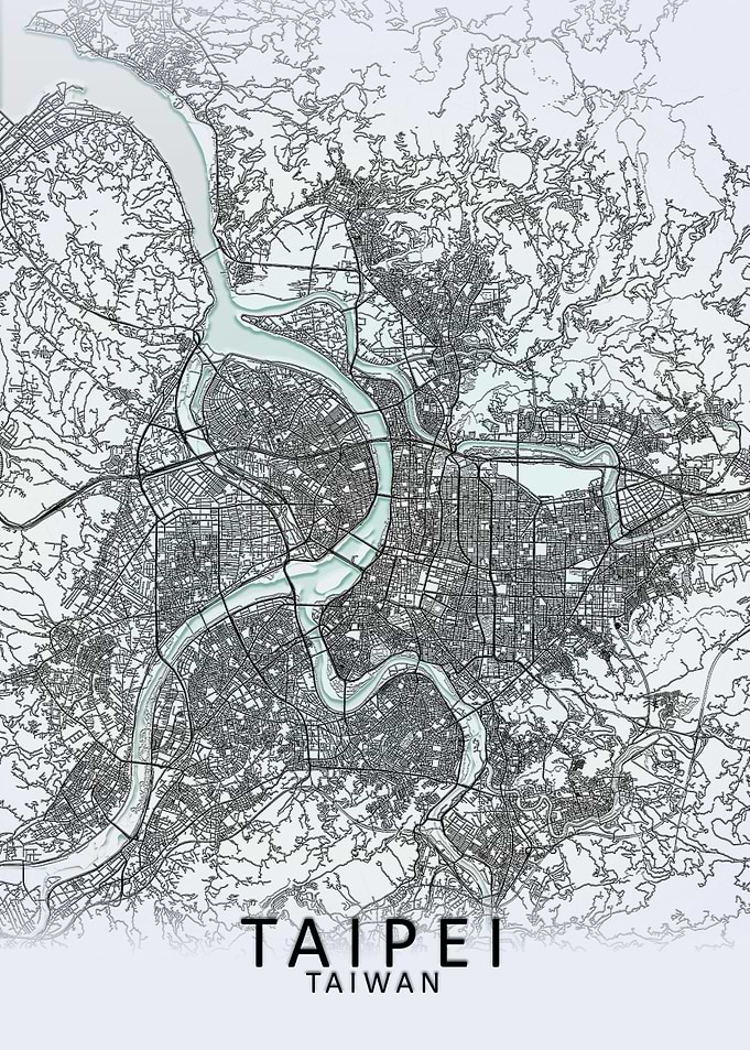 Taipei White City Map