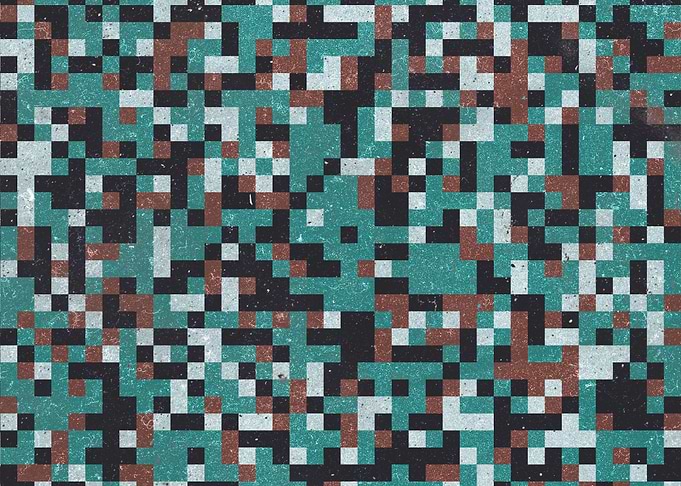 Digital Fractal Camouflage