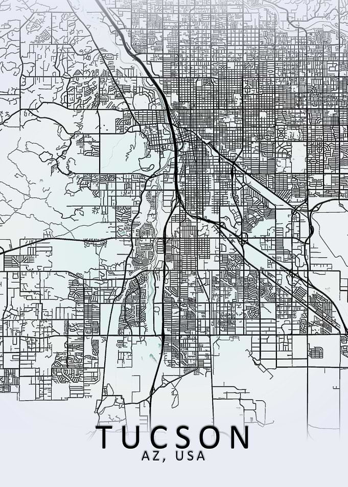 Tucson White City Map