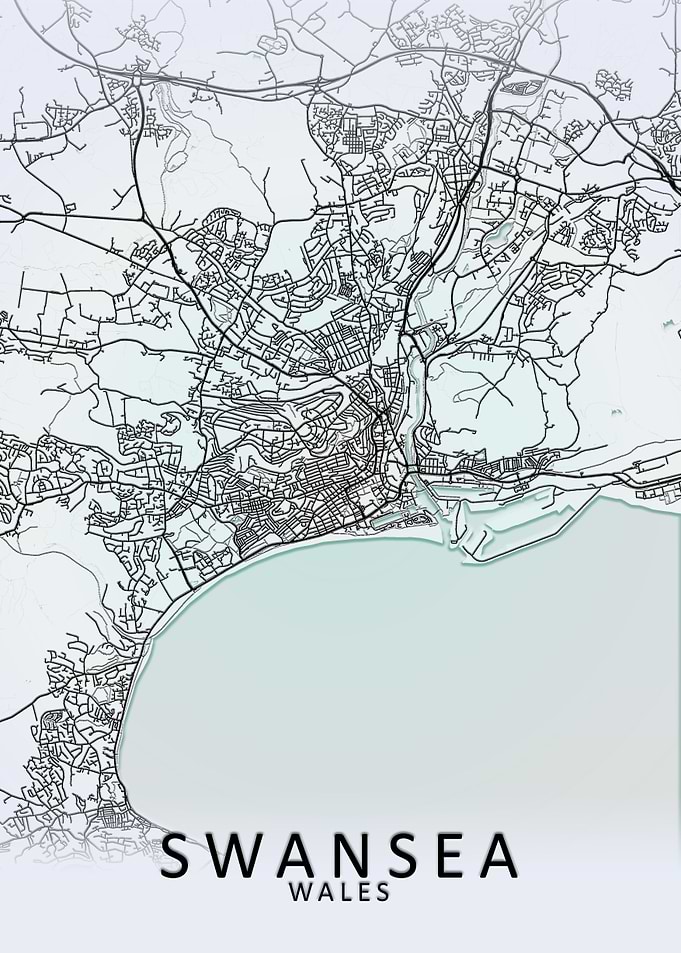 Swansea White City Map