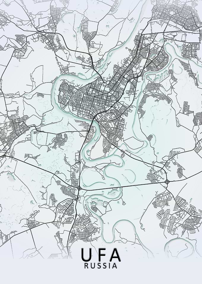 Ufa White City Map